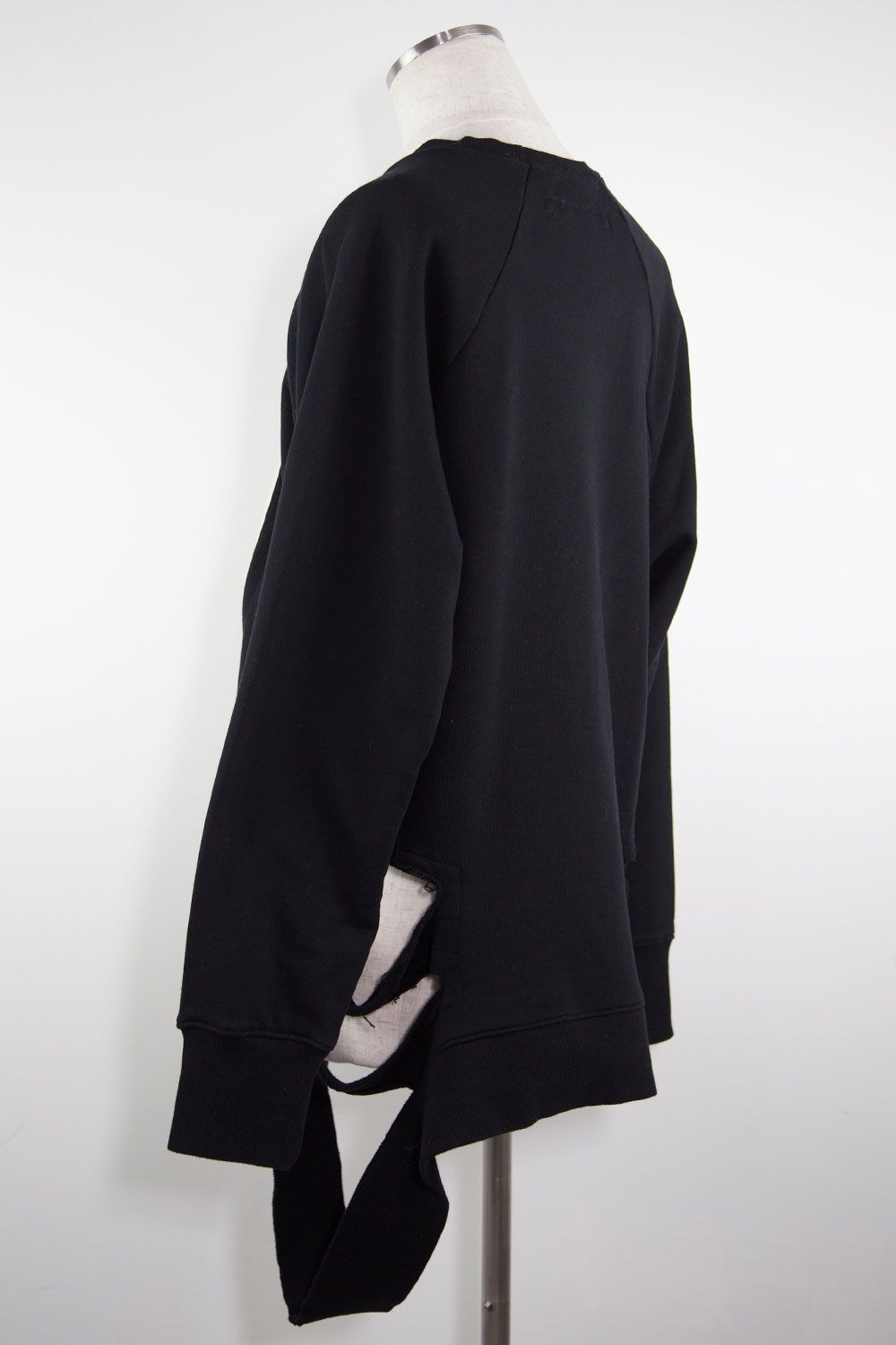 ラグランオーバーサイズトップ / RAGLAN OVER SIZE TOP / ブラック