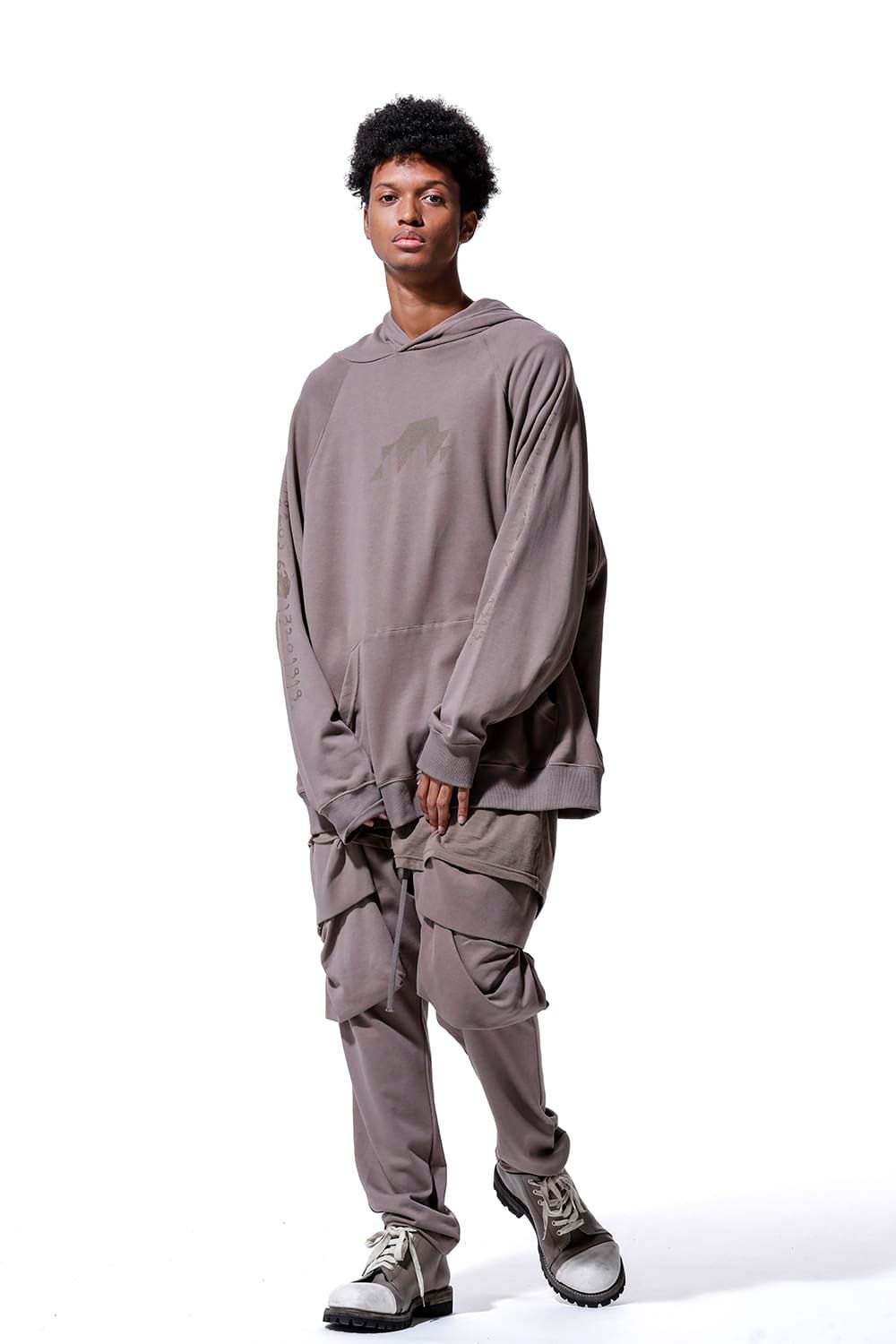 ライトウェイトオーバーサイズパーカー / Light Weight Sweat Hoodie / ブラウン / ag-7040