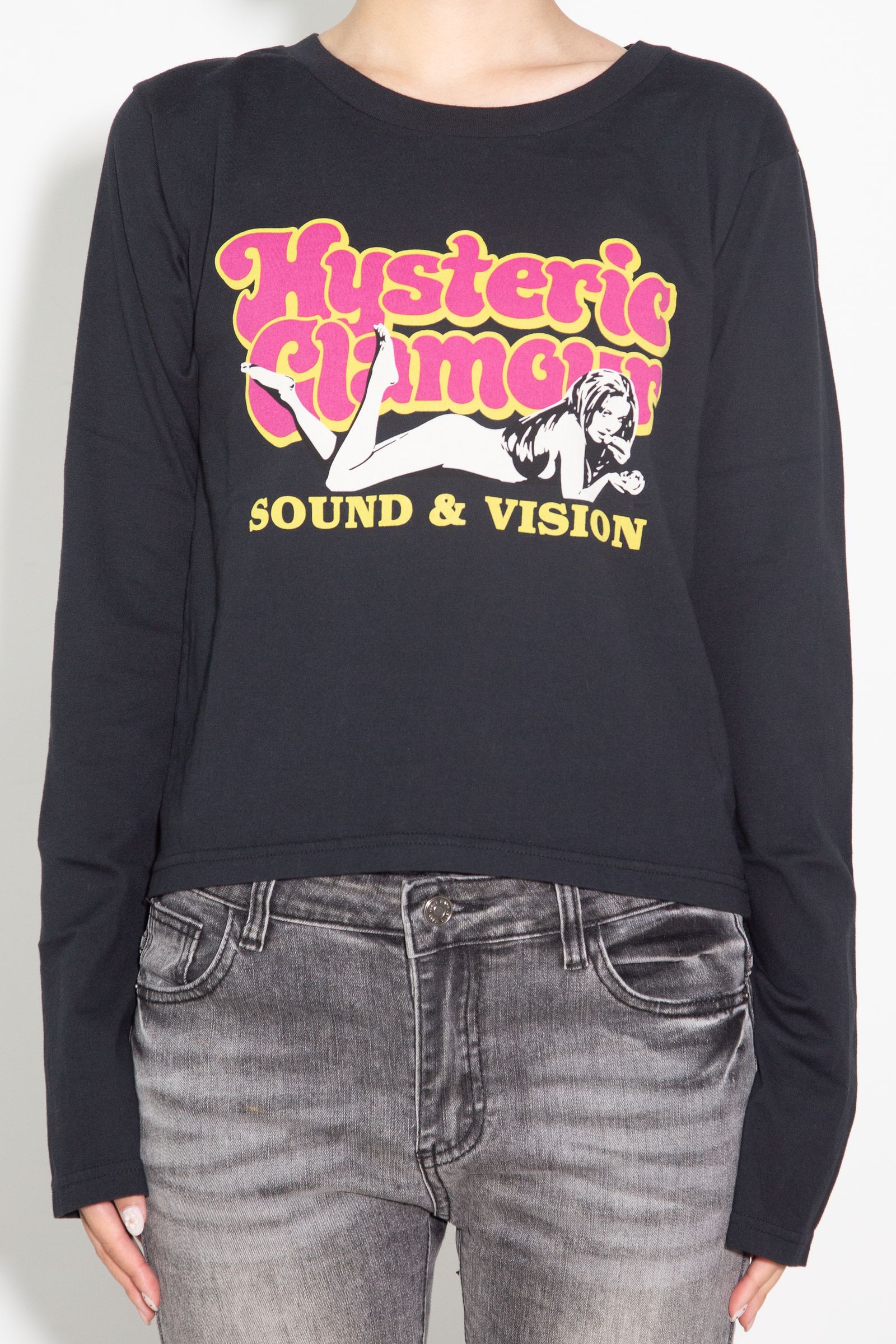 SOUND&VISION Tシャツ / ブラック