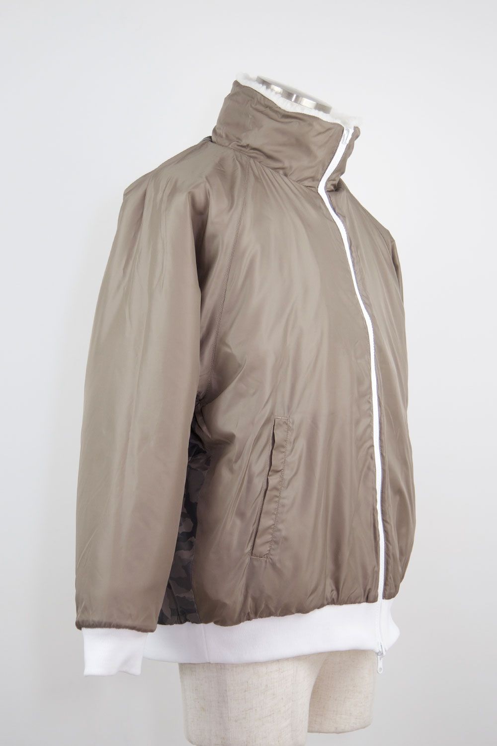 [ラスト1点 サイズ3] REVERSIBLE BOA BLOUSON / ホワイト