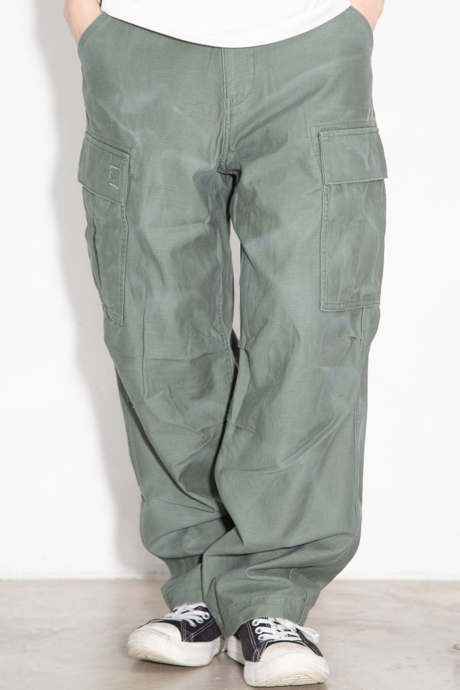 6-POCKET ARMY BAGGY PANTS / オリーブ
