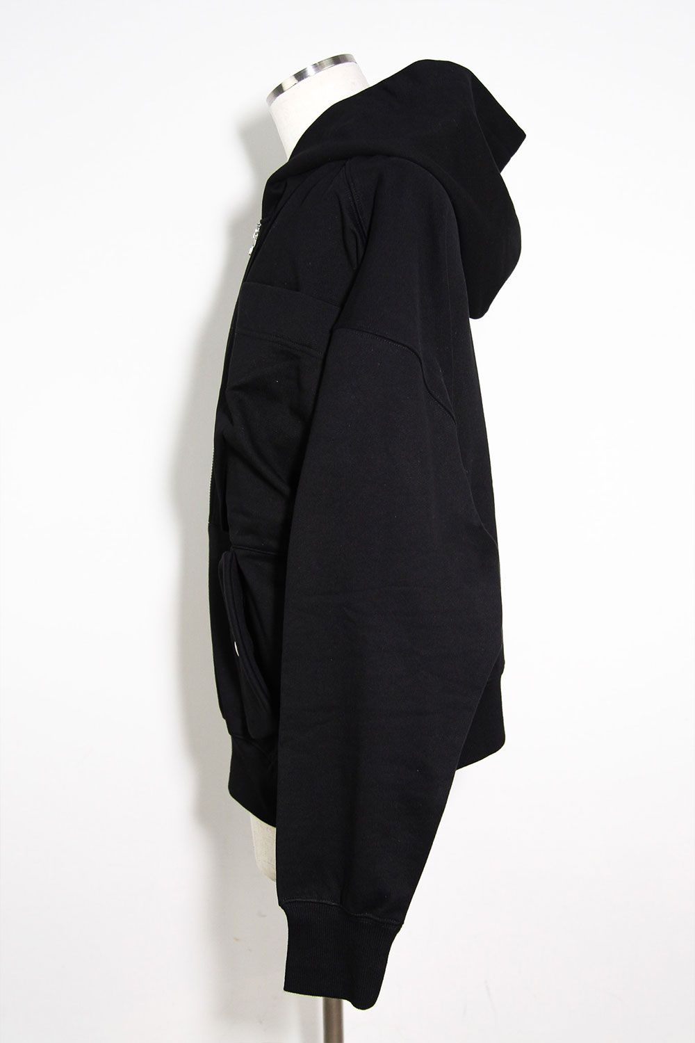 ジップフーディー / Zipp Hoodie / ブラック / ag-10044