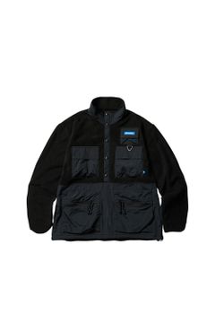 FLEECE UTILITY ANORAK / ブラック