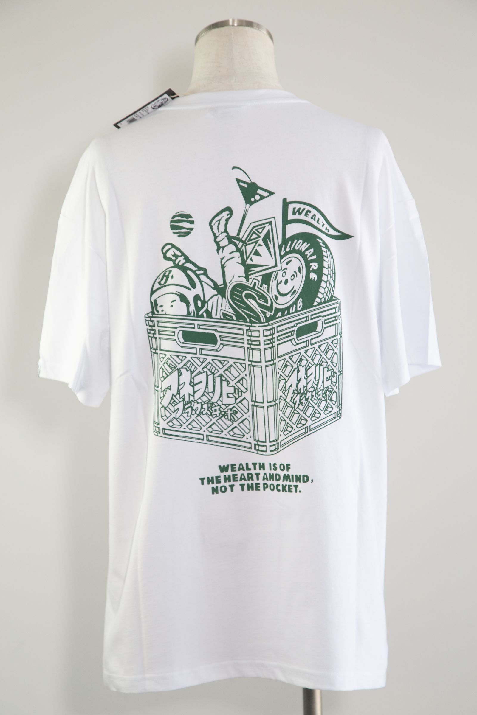 [ラスト1点 サイズM] BB DEBRIS T-SHIRT / ホワイト