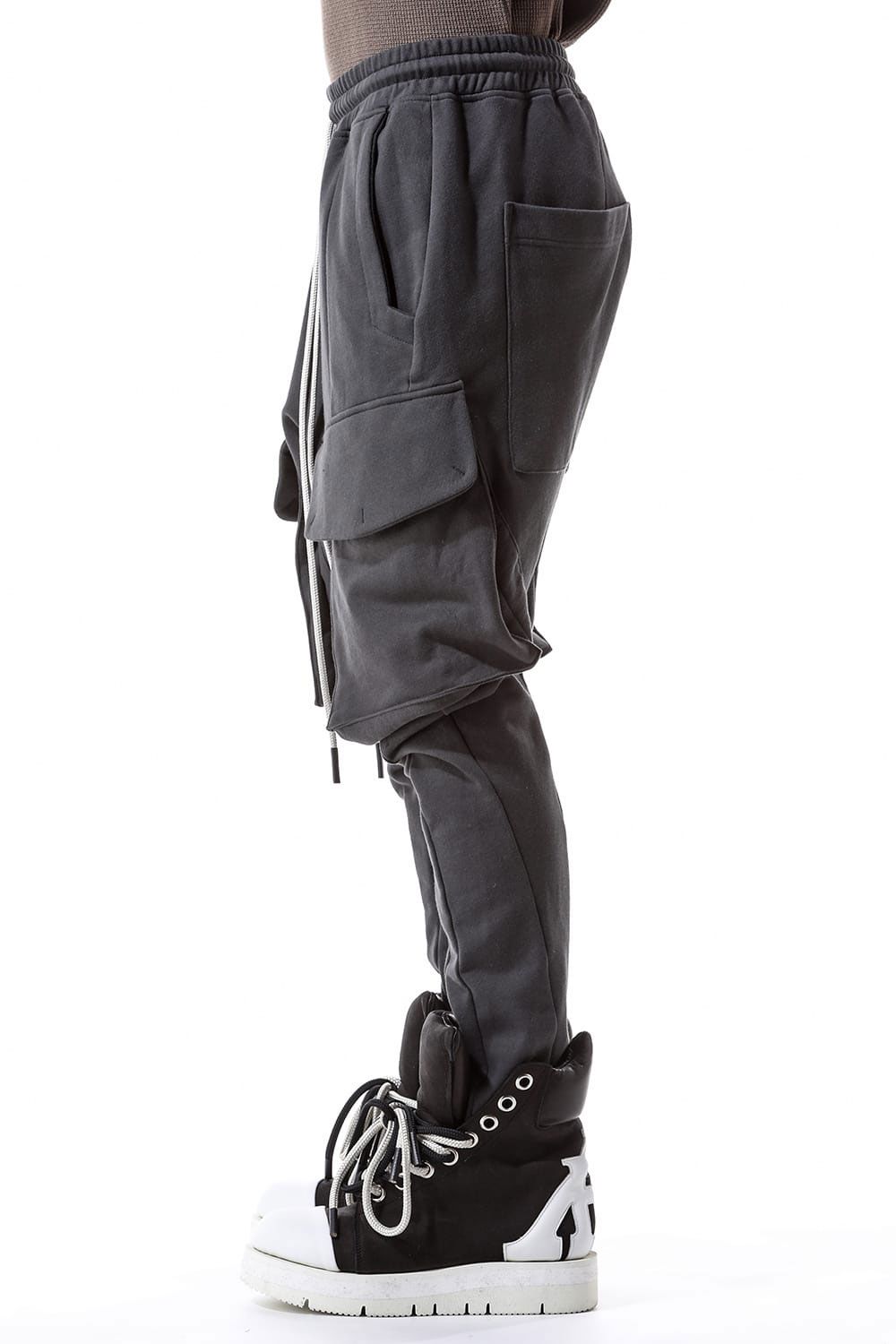 ジョッパーカーゴスウェットパンツ / Sweat Cargo Jodhpurs / ブラック / ag-10046