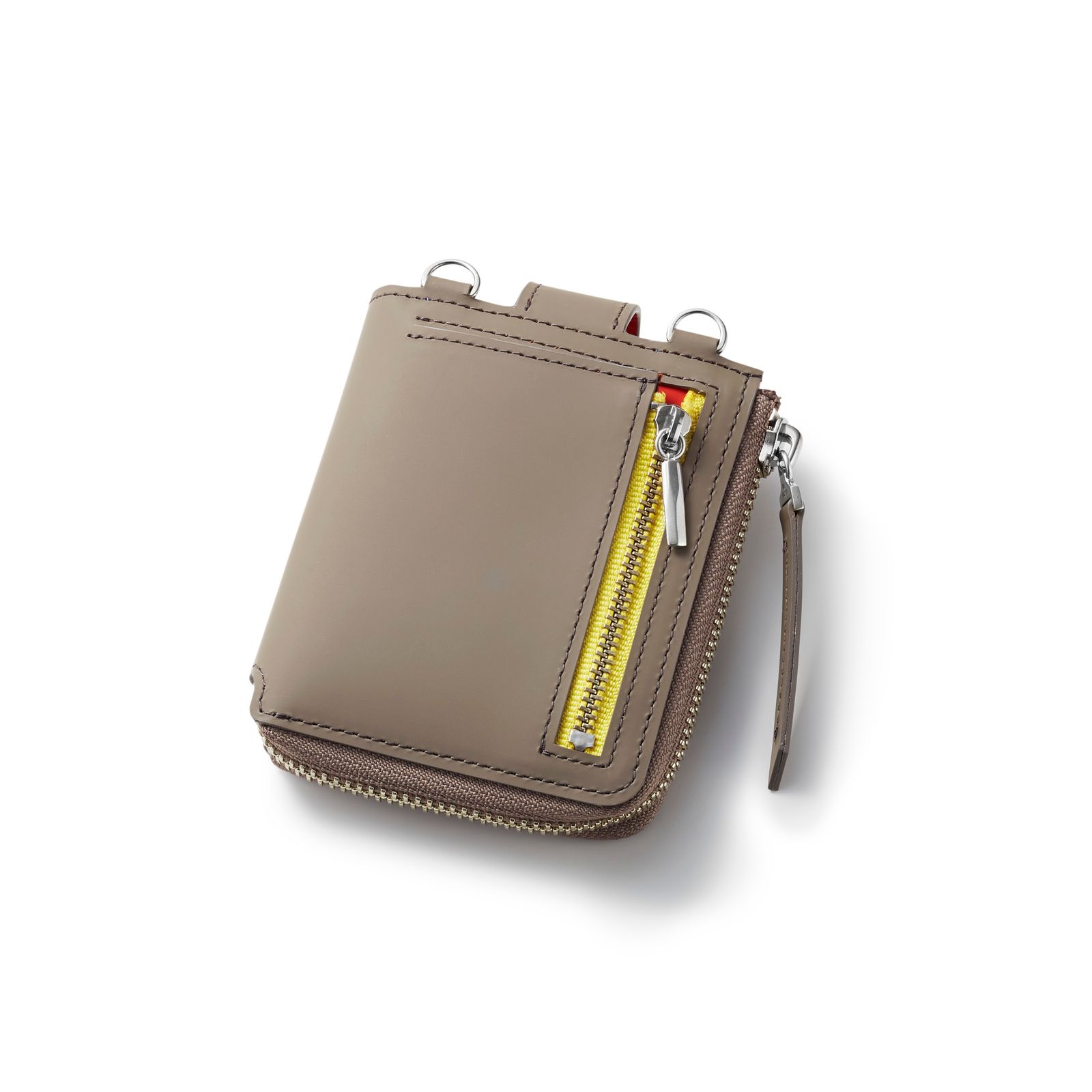 小物 sun babyGarni Rubber Zip Fold Wallet GARNI - Rubber Zip Fold Wallet / グレー | Tempt