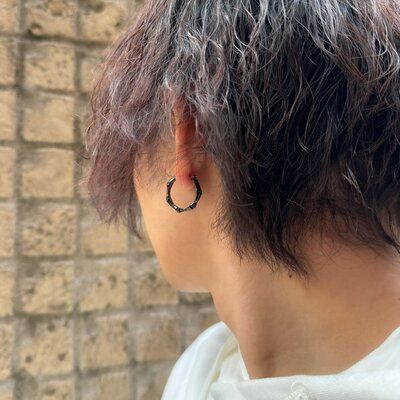 Crockery Bamboo Pierce - L / ブラック