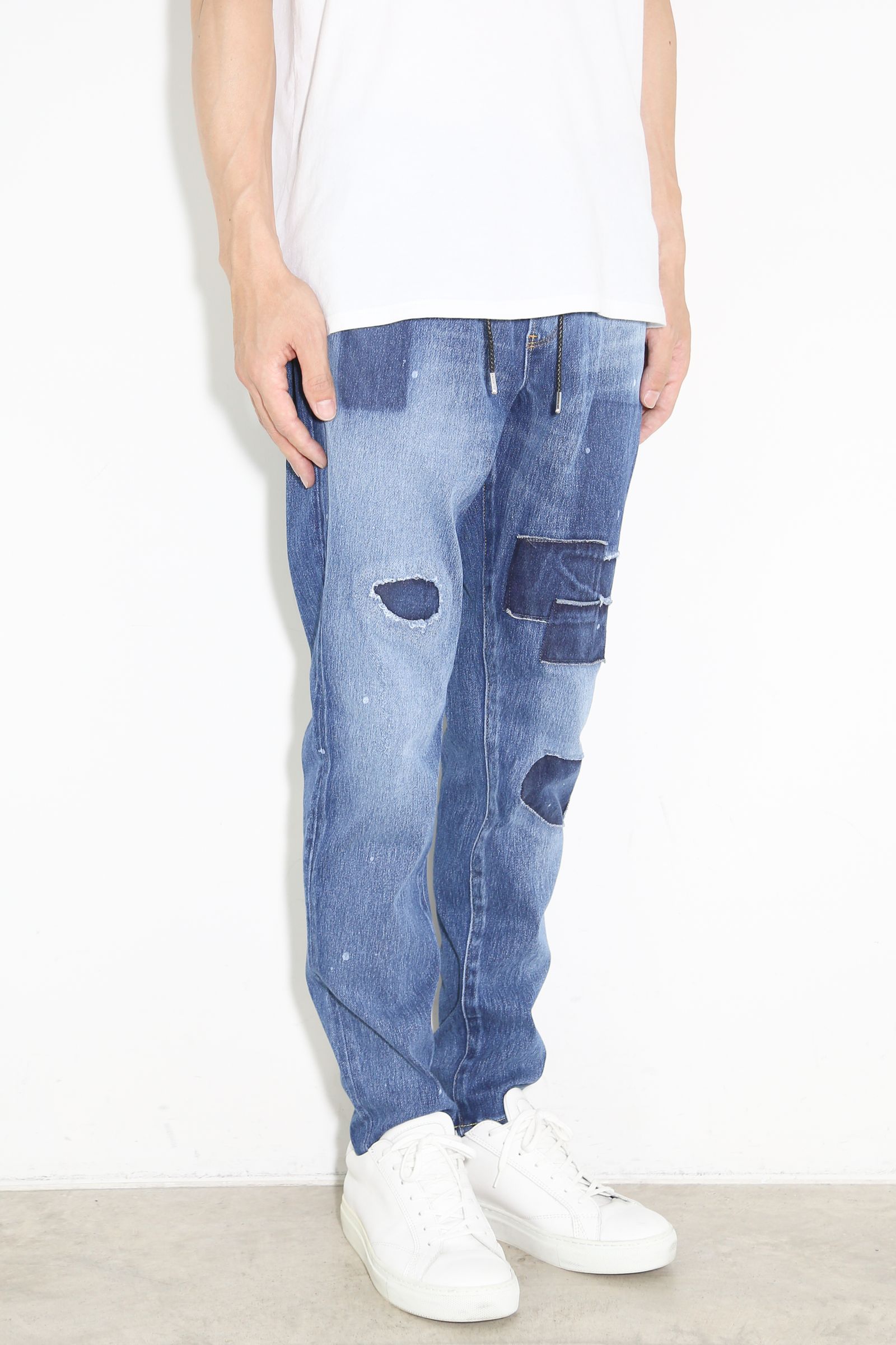 MICK DENIM JERSEY / インディゴユーズド