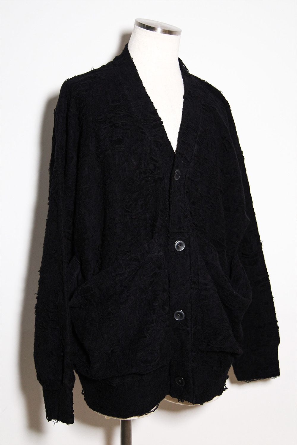 ジャンボカーディガン / JUMBO CARDIGAN / ブラック / ag-12089-1