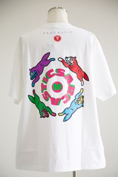 【ICECREAM x SARCASTIC】  COTTON T-SHIRT / ホワイト