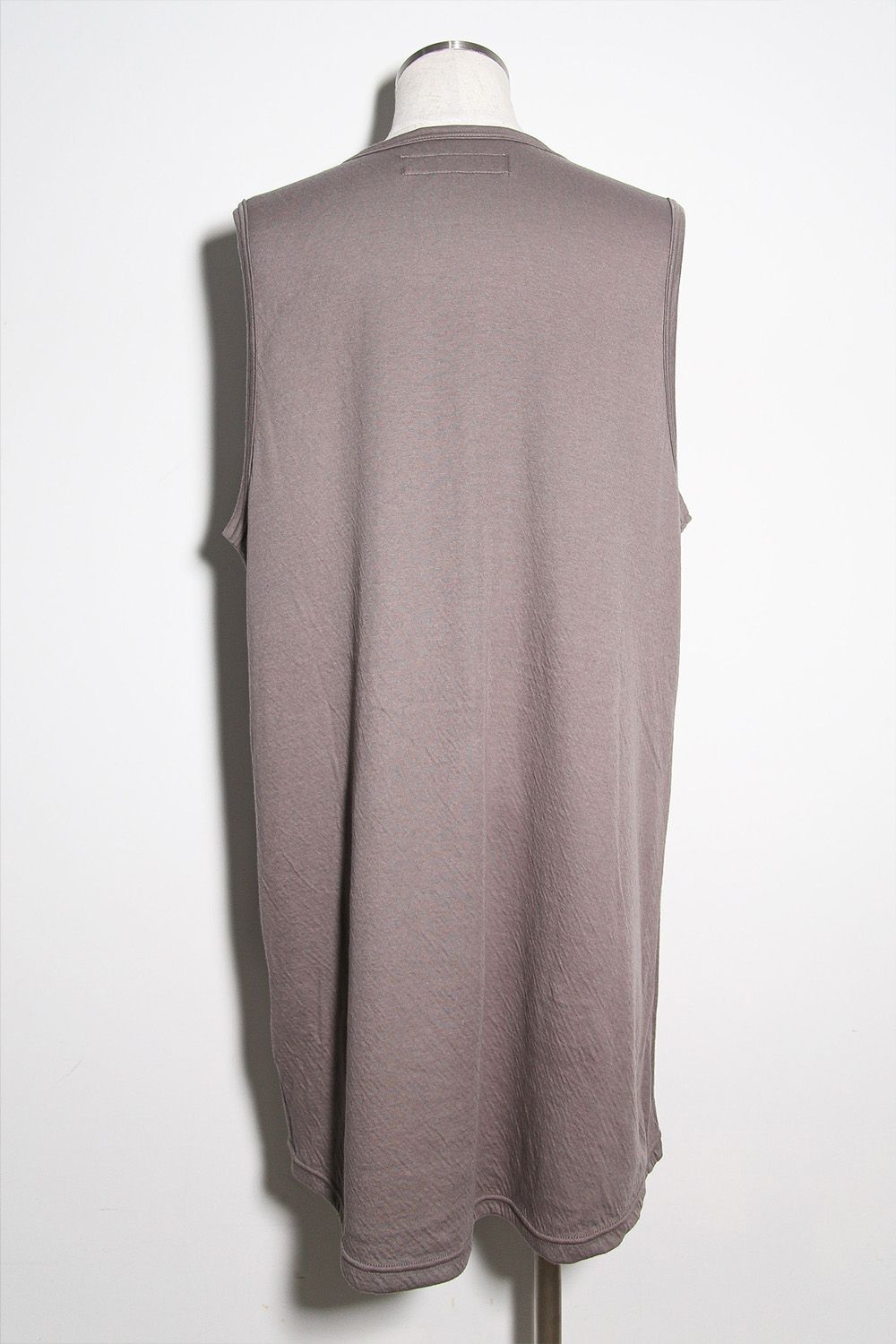 Double Gauze Long Tank Top / グレー