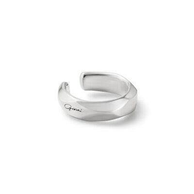 Crockery Ring Ear Cuff - SILVER