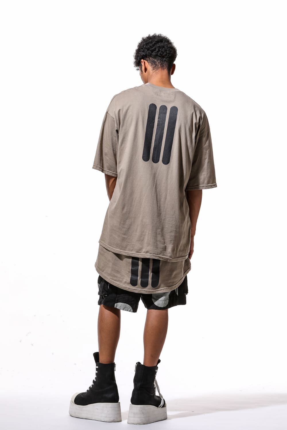 オーバーサイズプリントTシャツ / Type B Over Sized Print Tee / ブラック / ag-9070-2
