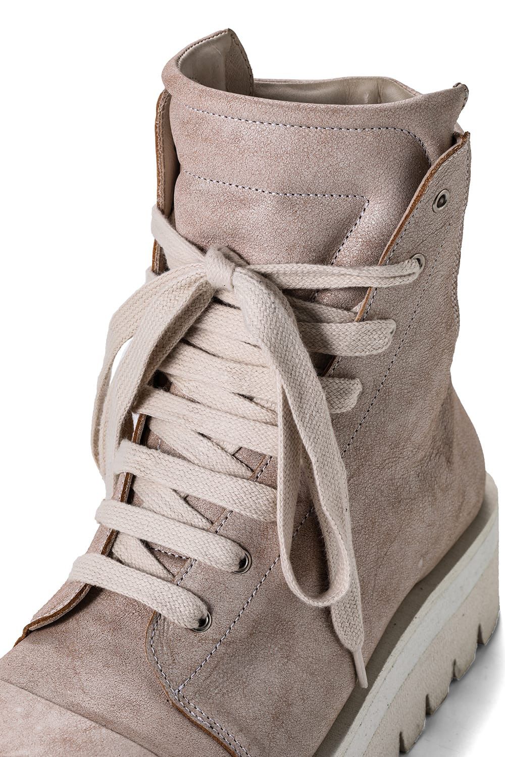 BOOTS / アッシュピンク×ホワイト