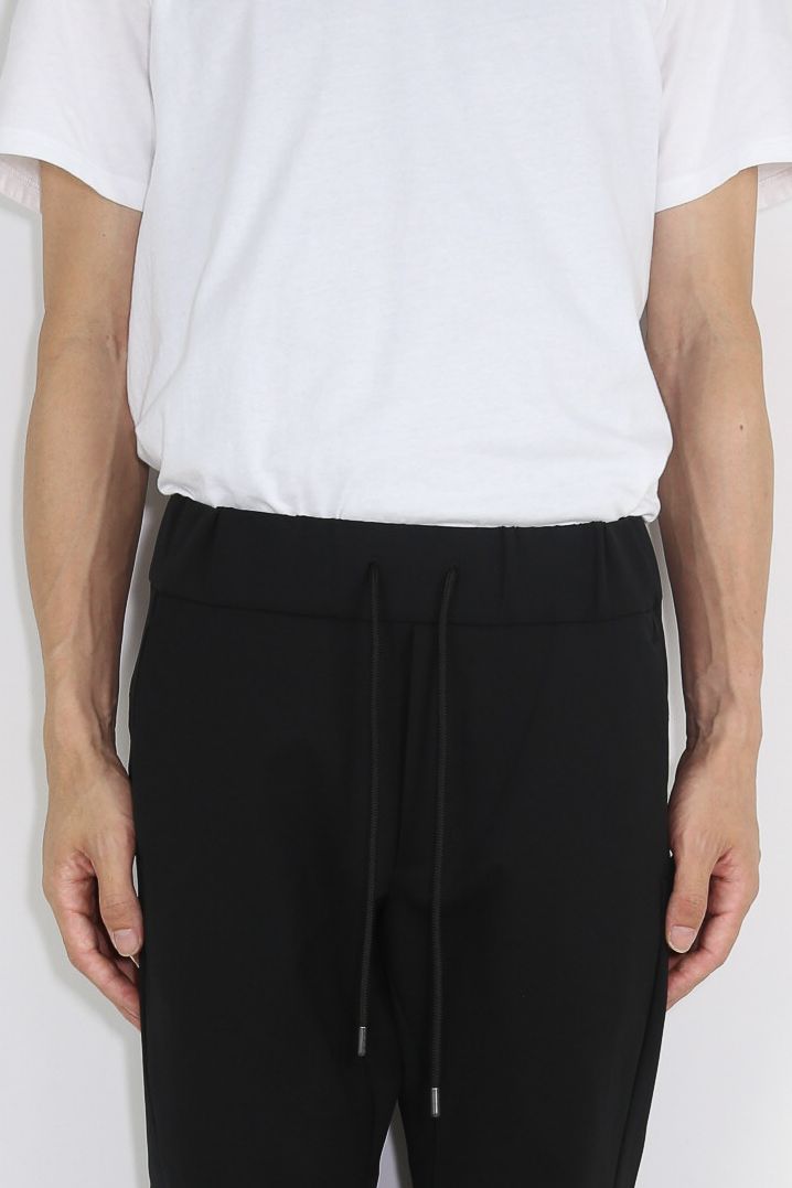 SOLOTEX DOUBLE CLOTH SIDE POCKET EASY TROUSERS / ブラック