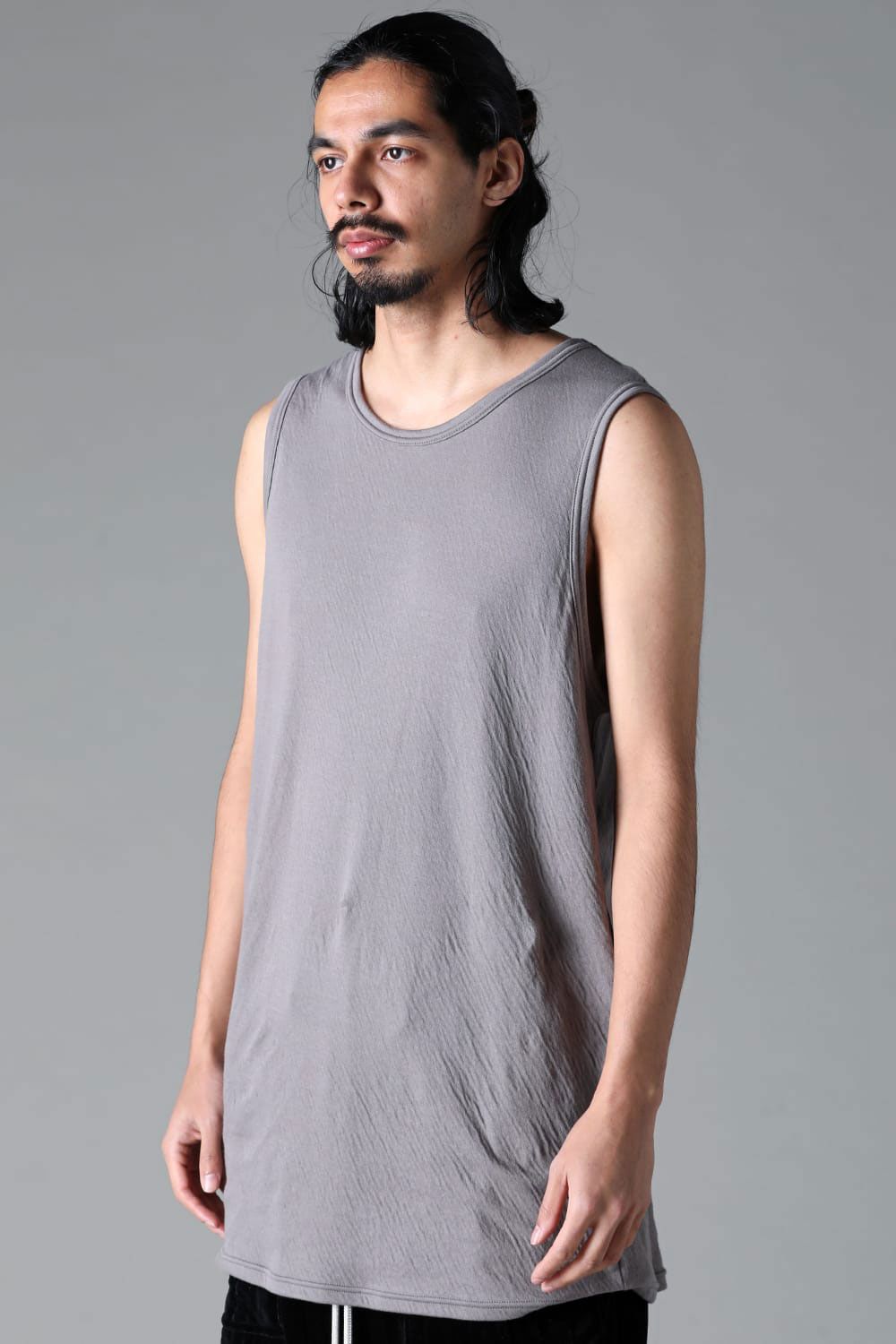 Double Gauze Long Tank Top / アイボリー