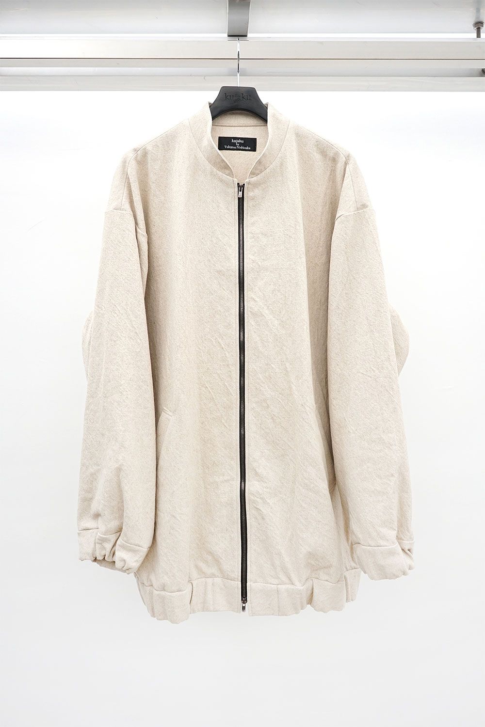 Oversized Zip-Up Blouson / ナチュラル