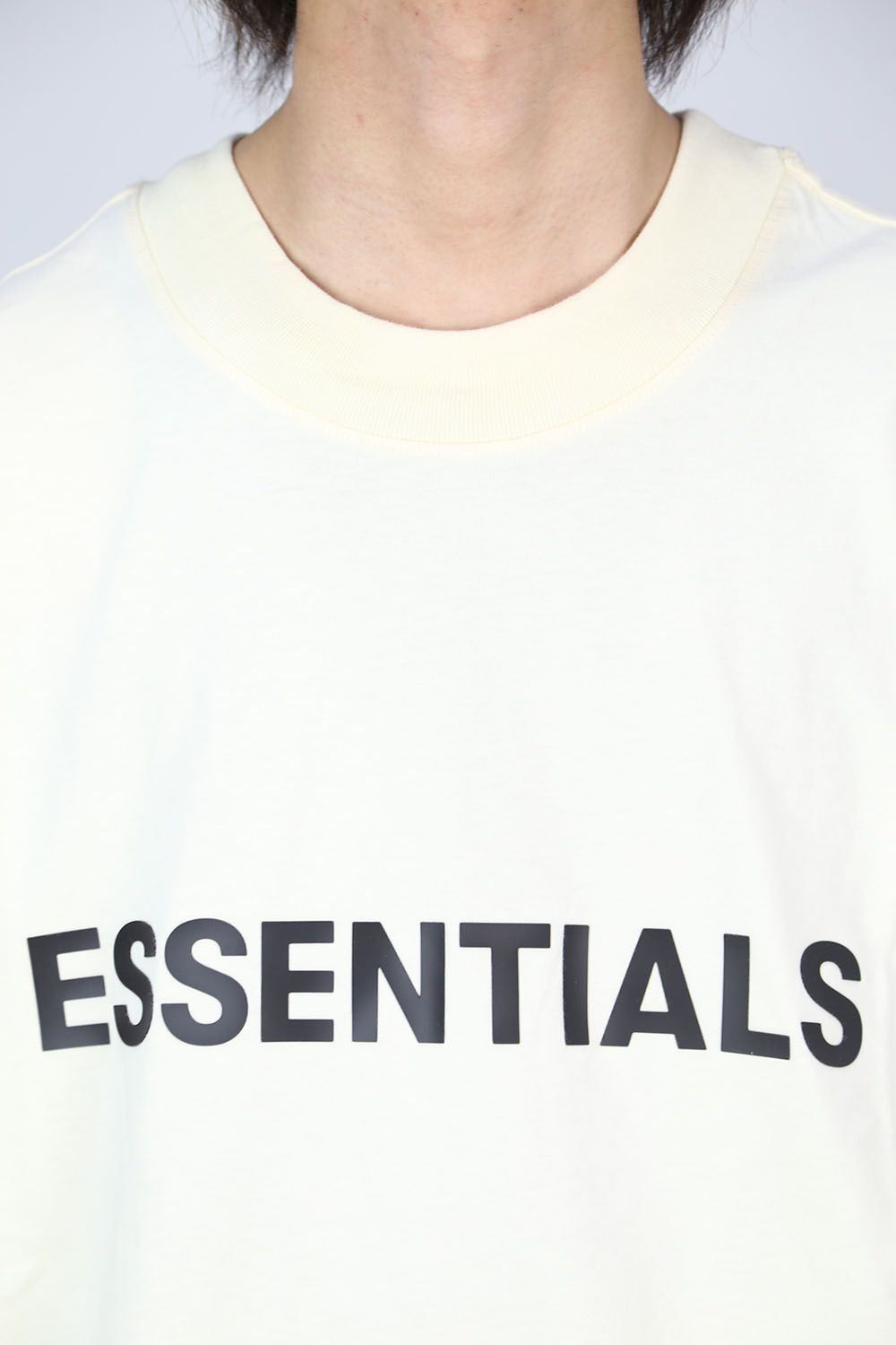 FRONT LOGO L/S TEE / クリーム