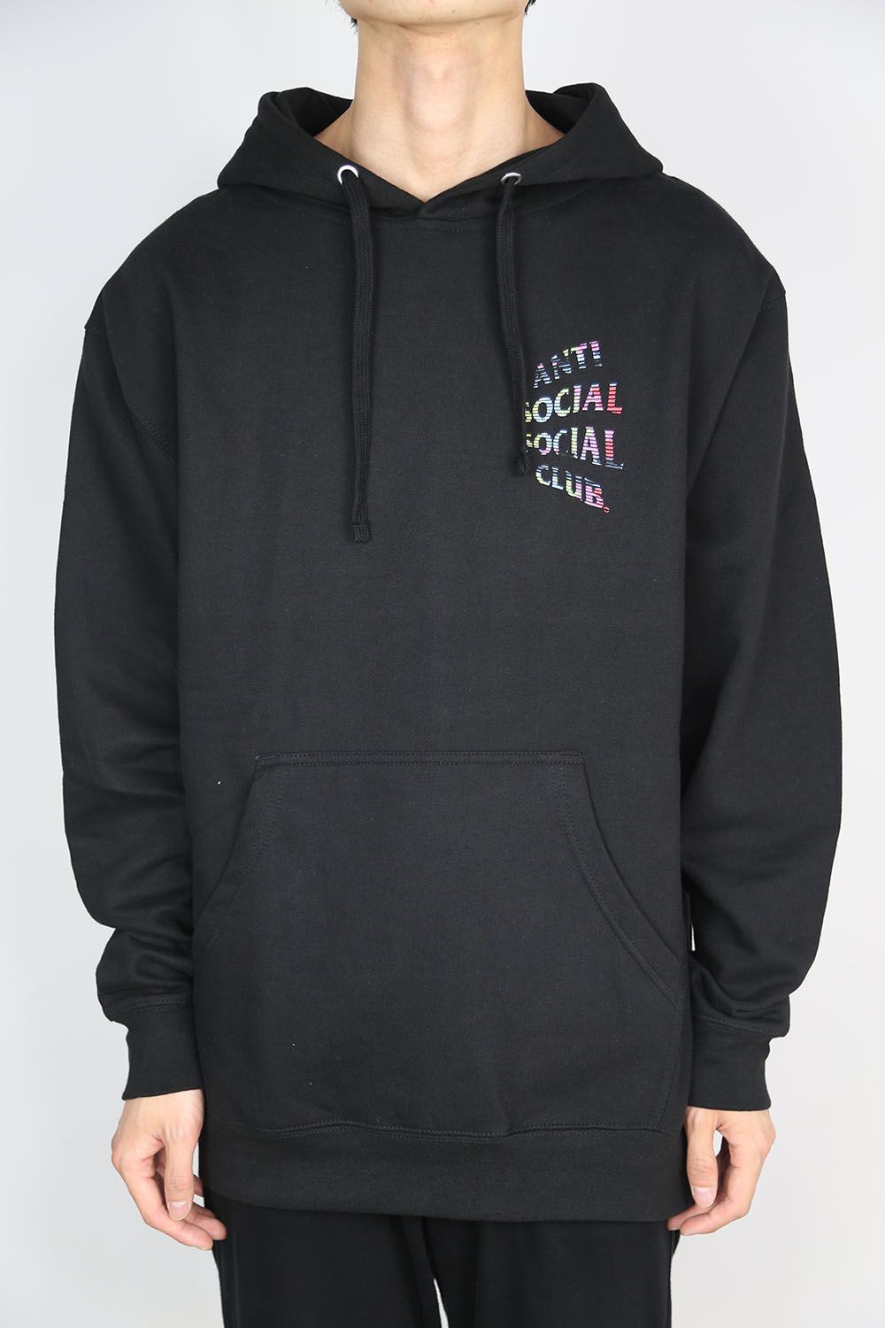 Anti Social Social Club - FUZZY CONNECTION HOODIE / ブラック