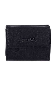 【人気リピート商品】 FAUX LEATHER MINI WALLET / ブラック