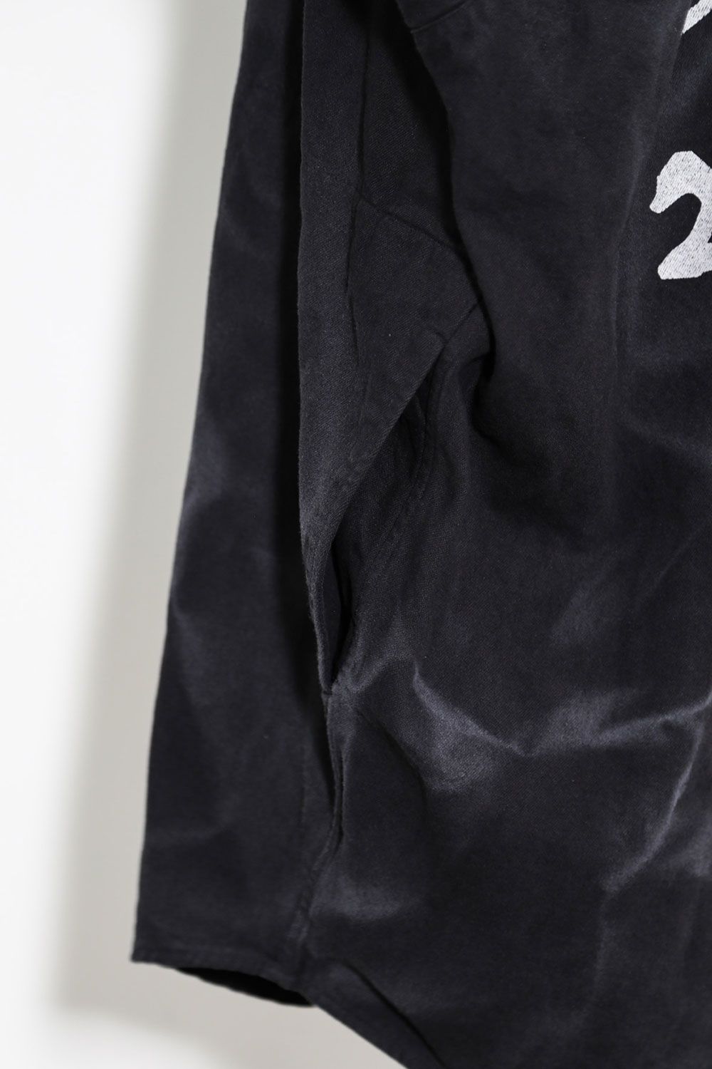 ヴィンテージ染めオーバーサイズシャツ / Vintage Dyed Cocoon Shirts / ブラック