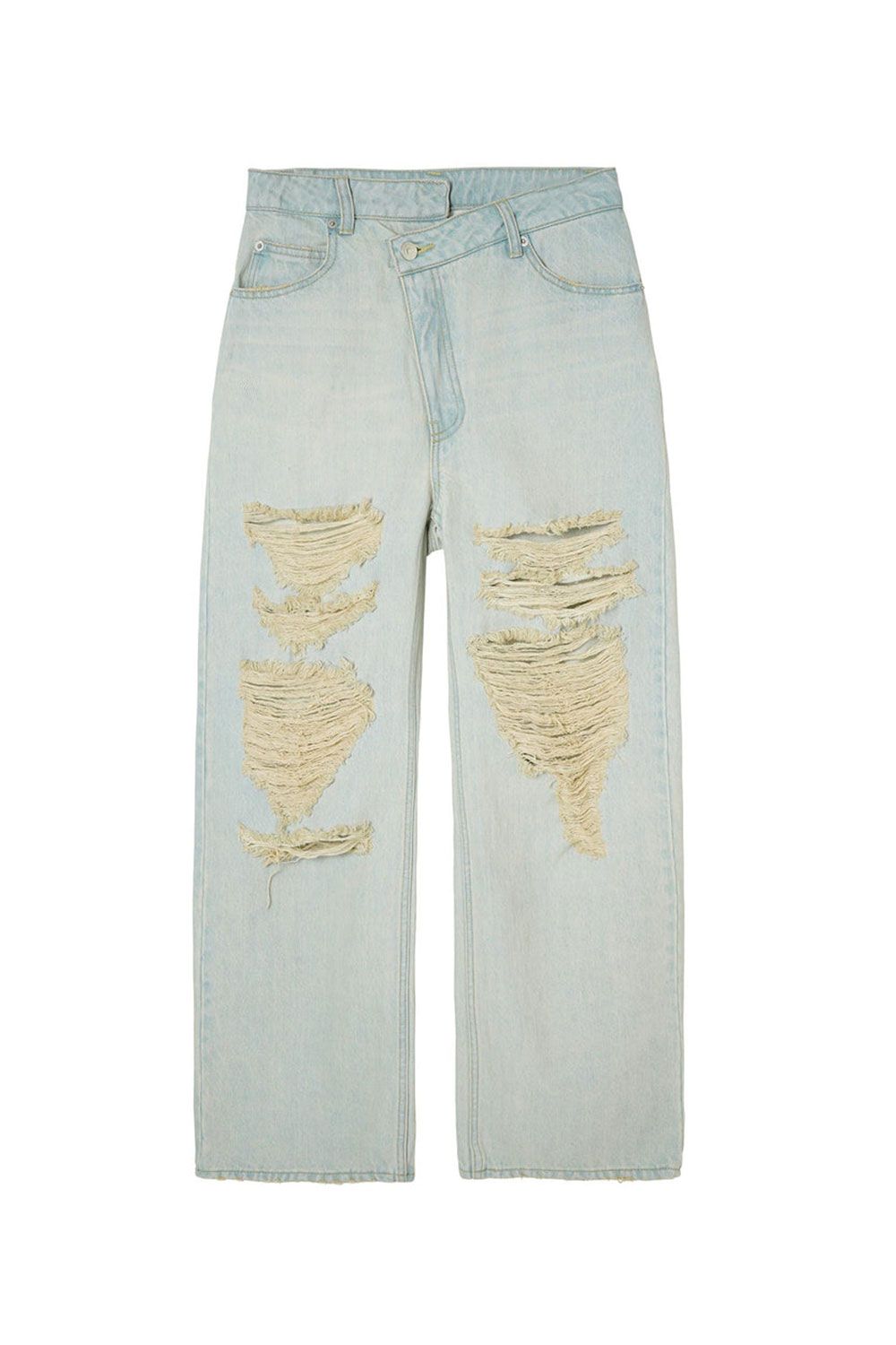 X-girl - DISTRESSED DENIM PANTS / ブラック | Tempt