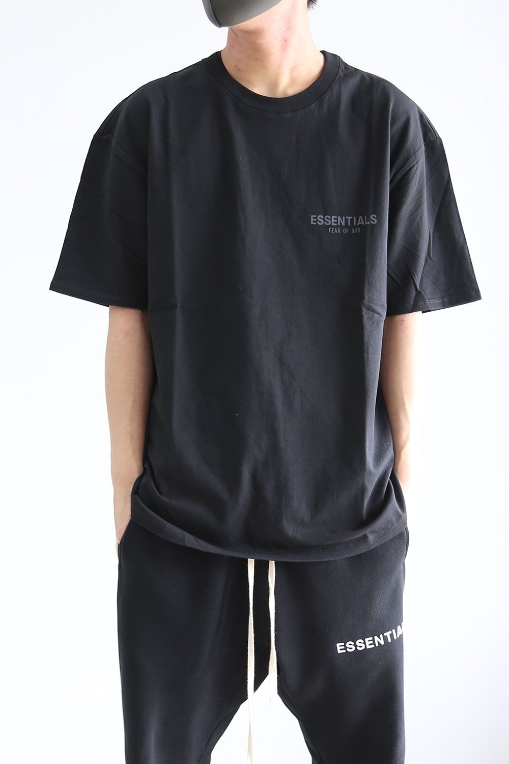 FOG ESSENTIALS - 21FW ONE POINT S/S TEE / ヘザーオートミール | Tempt
