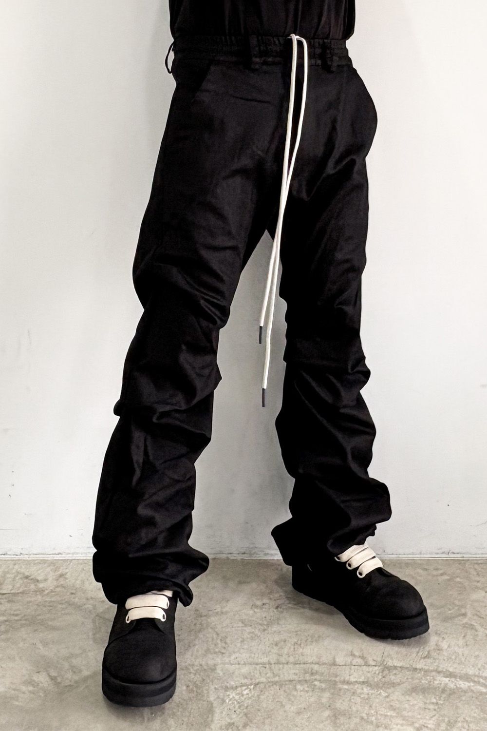 ブーツカットタックパンツ / BOOTS CUT TUCK PANTS / ブラック / ag-8060-2