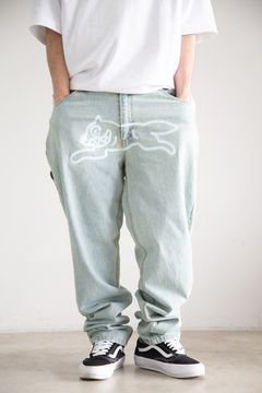 [ラスト1点 サイズL] 【ICECREAM】BUGGY DENIM PANTS / ライトブルー