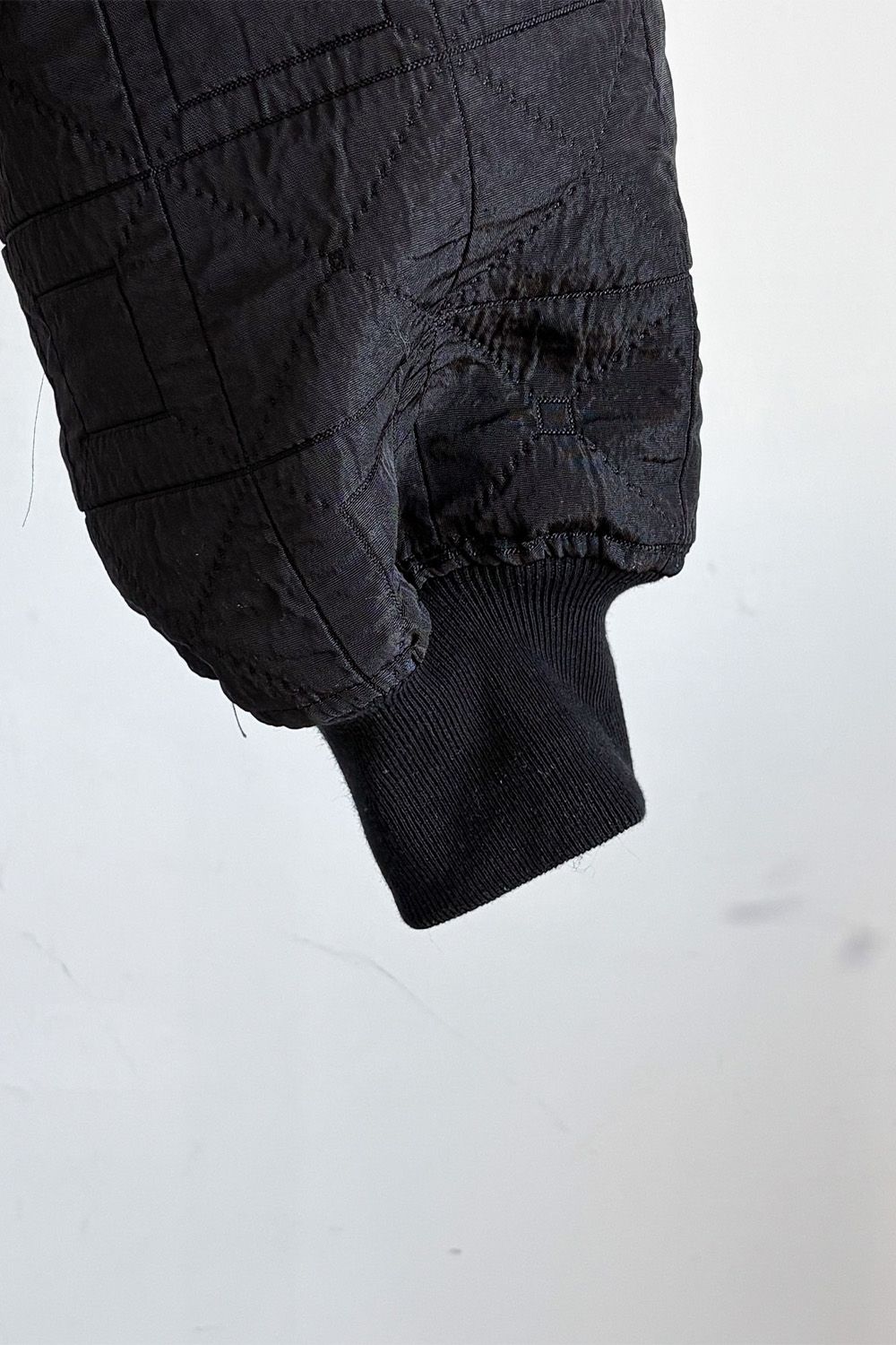 ジャンボMA-1フーディーブルゾン / JUMBO HOODED MA-1 BLOUSON / ブラック