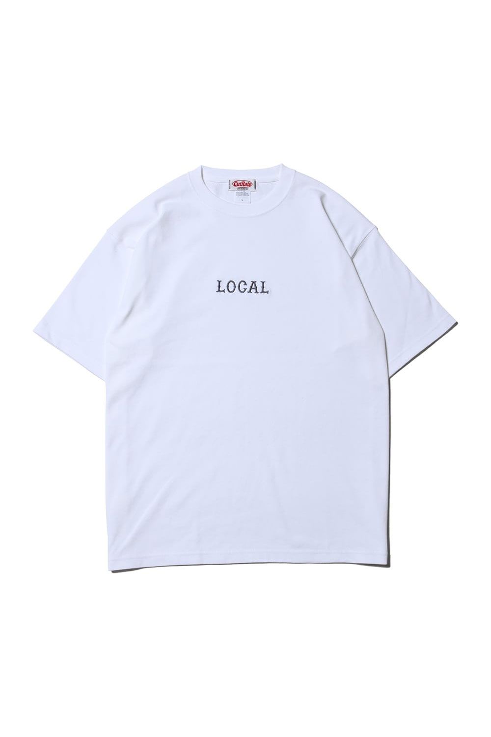 CLASSIC LOCAL LOGO HEAVY WEIGHT DROP SHOULDER S/S -T-SHIRT / ホワイト