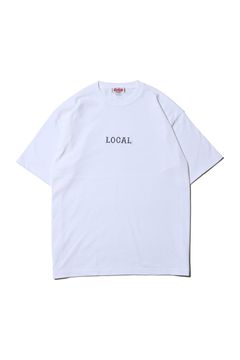 CLASSIC LOCAL LOGO HEAVY WEIGHT DROP SHOULDER S/S -T-SHIRT / ホワイト