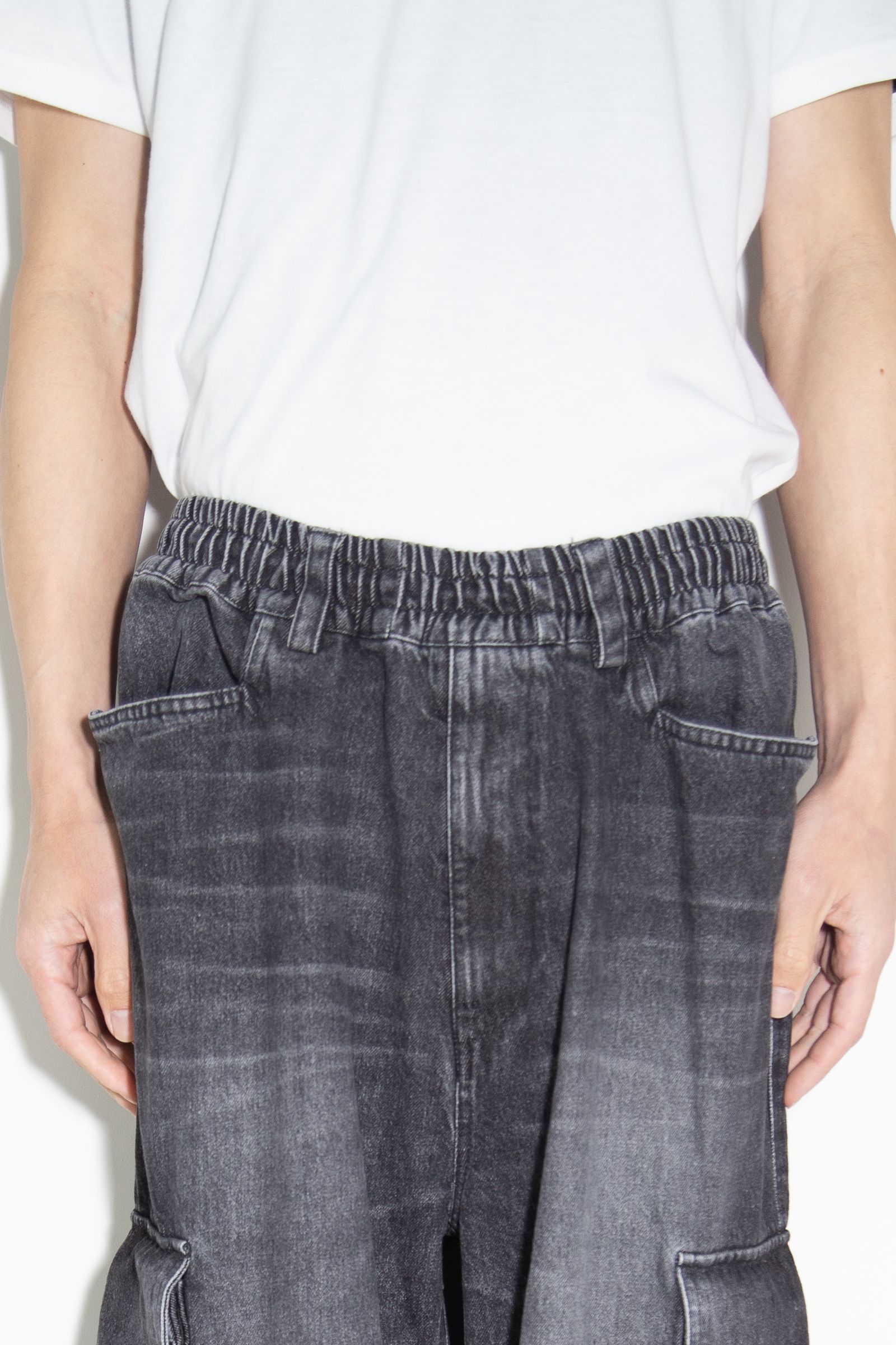 ヴィンテージデニムワイドパンツ / VintageDenim Wide Pants / ブラック / ag-8062