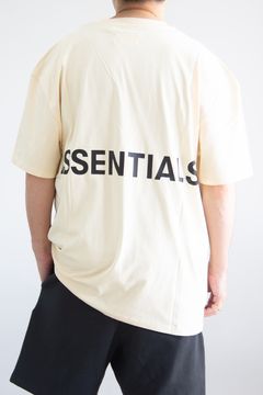 BACK LOGO S/S TEE / クリーム