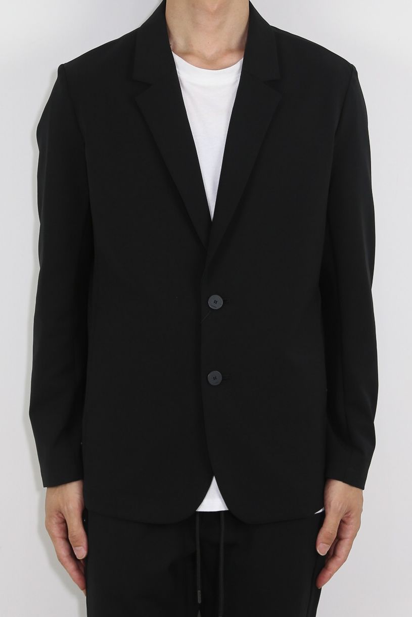 SOLOTEX DOUBLE CLOTH 2B JACKET / ブラック