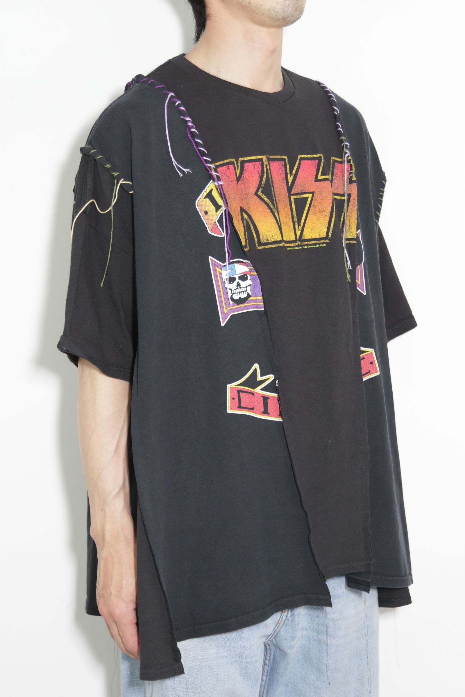 Looping Band Tee C / ブラック