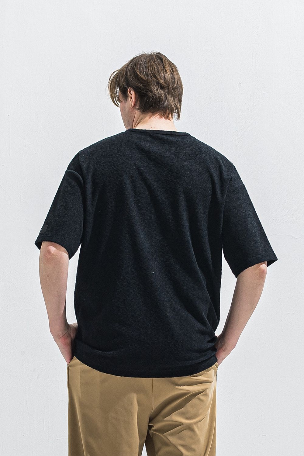 PILE OVER TEE / ブラック