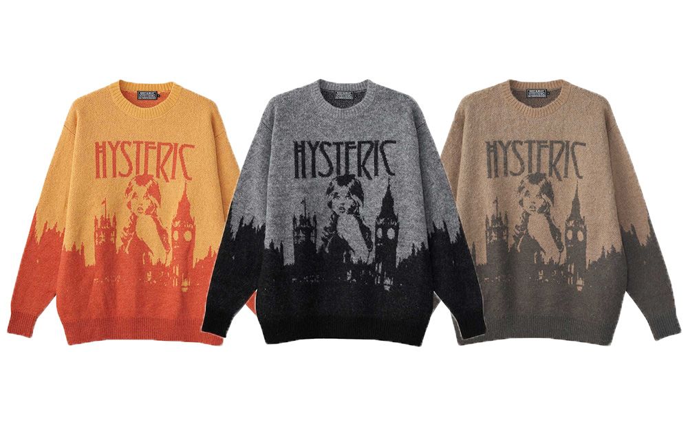 LONDON CALLINGジャカード セーター