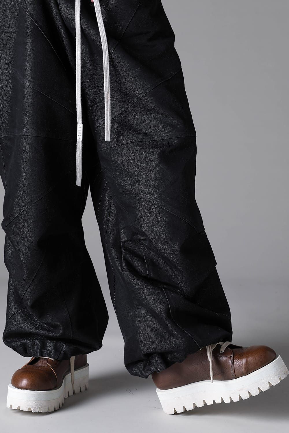 Panelled Denim Extra-Wide Pants