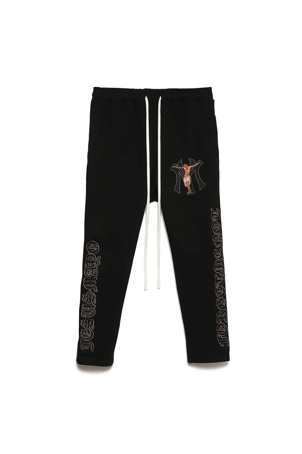 MAYO - MAYO JESUS Embroidery Side Snap Lounge pants / ブラック | Tempt