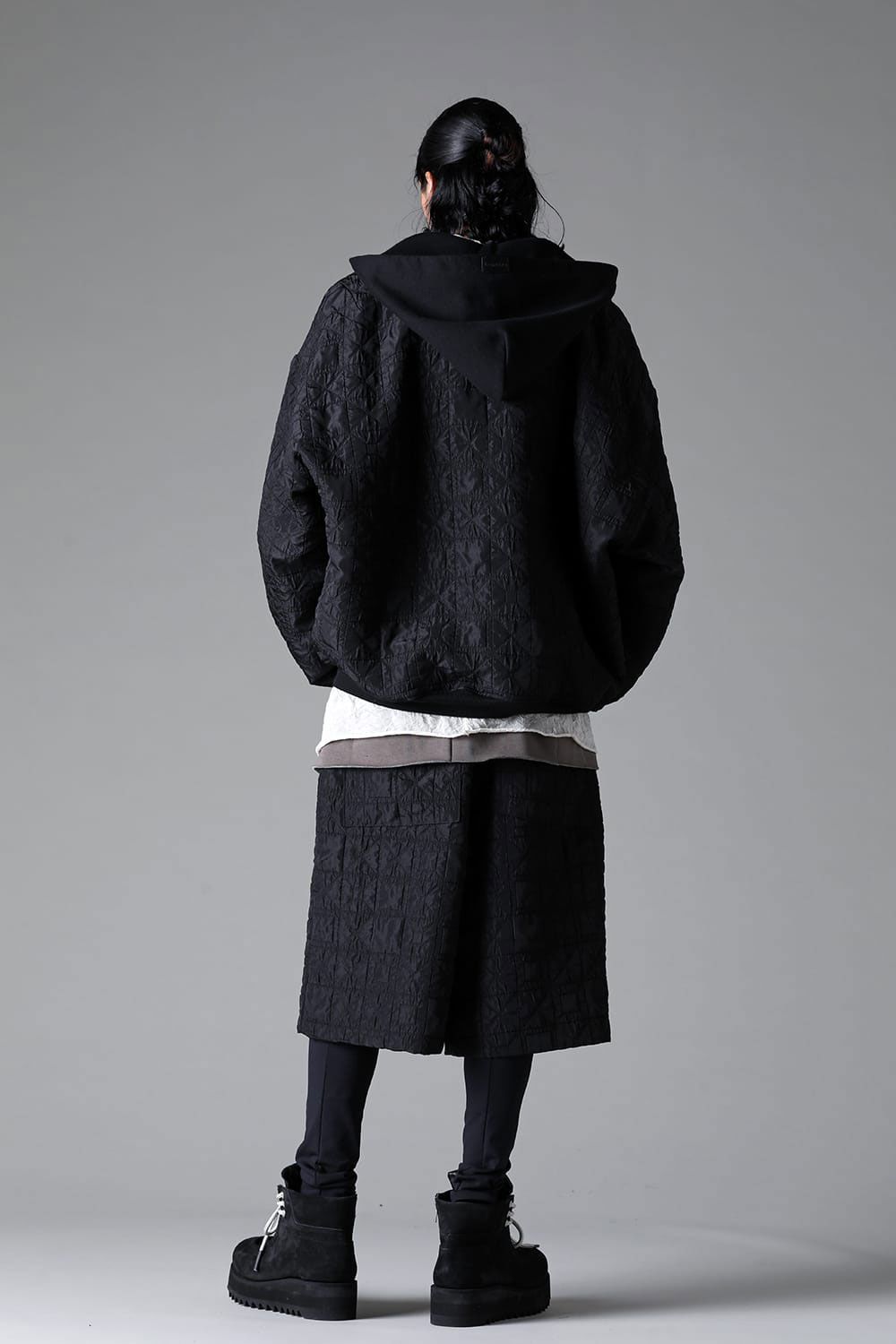 JUMBO HOODED MA-1 BLOUSON / ブラック