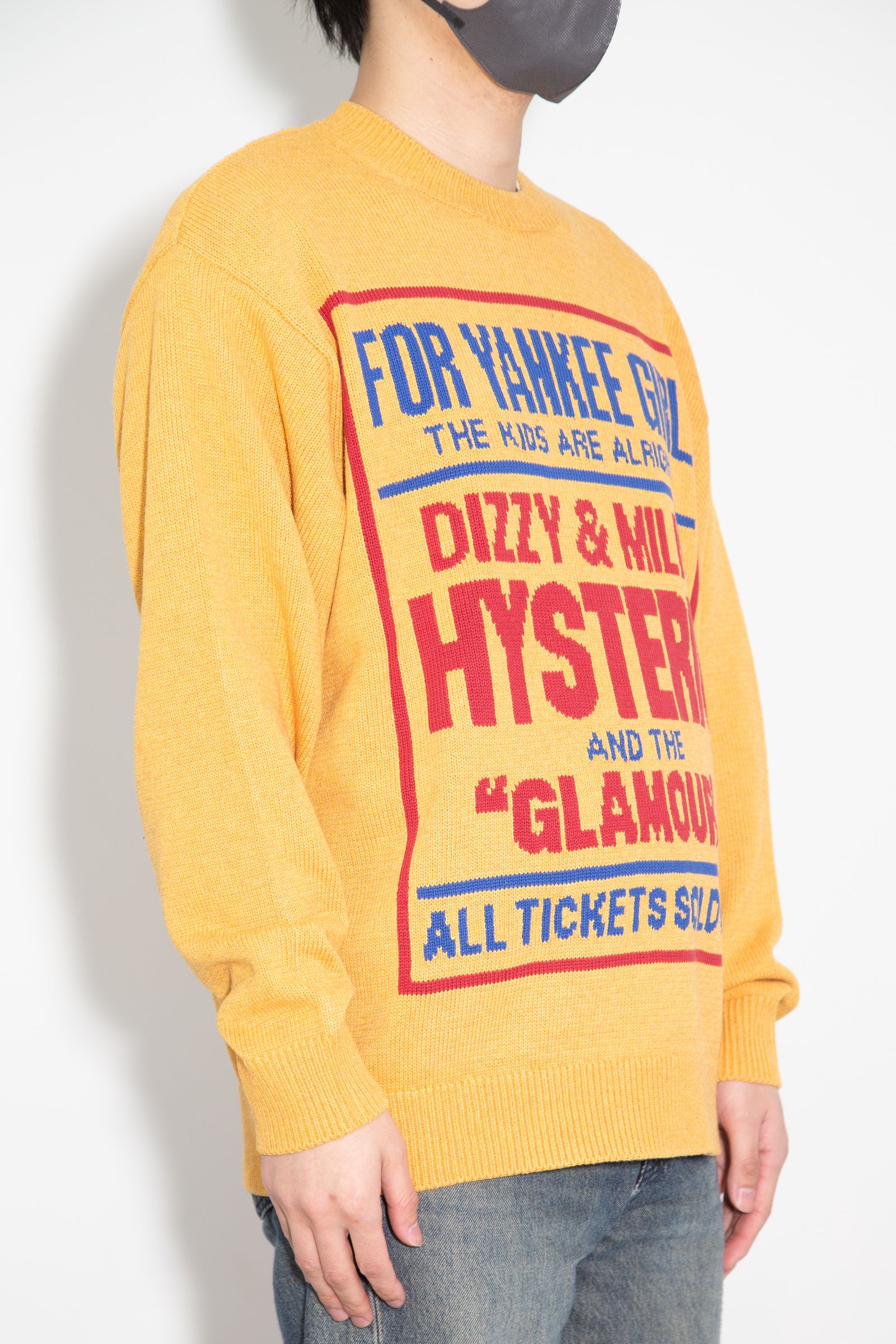 DIZZY & MILKY編込 セーター / イエロー