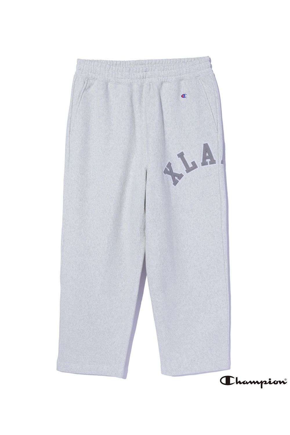 【セットアップ】XLARGE×Champion REVERSE WEAVE ZIP HOODED SWEATSHIRT・PANTS / アッシュ