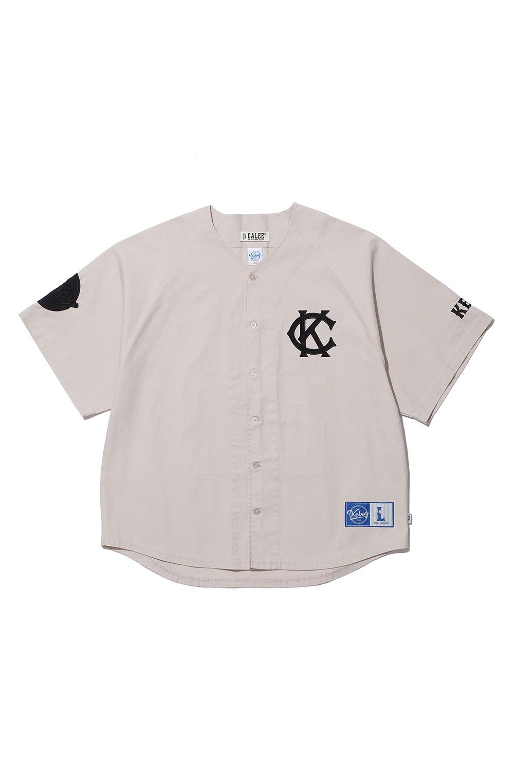 CALEE × KEBOZ BASEBALL SHIRT / アイボリー