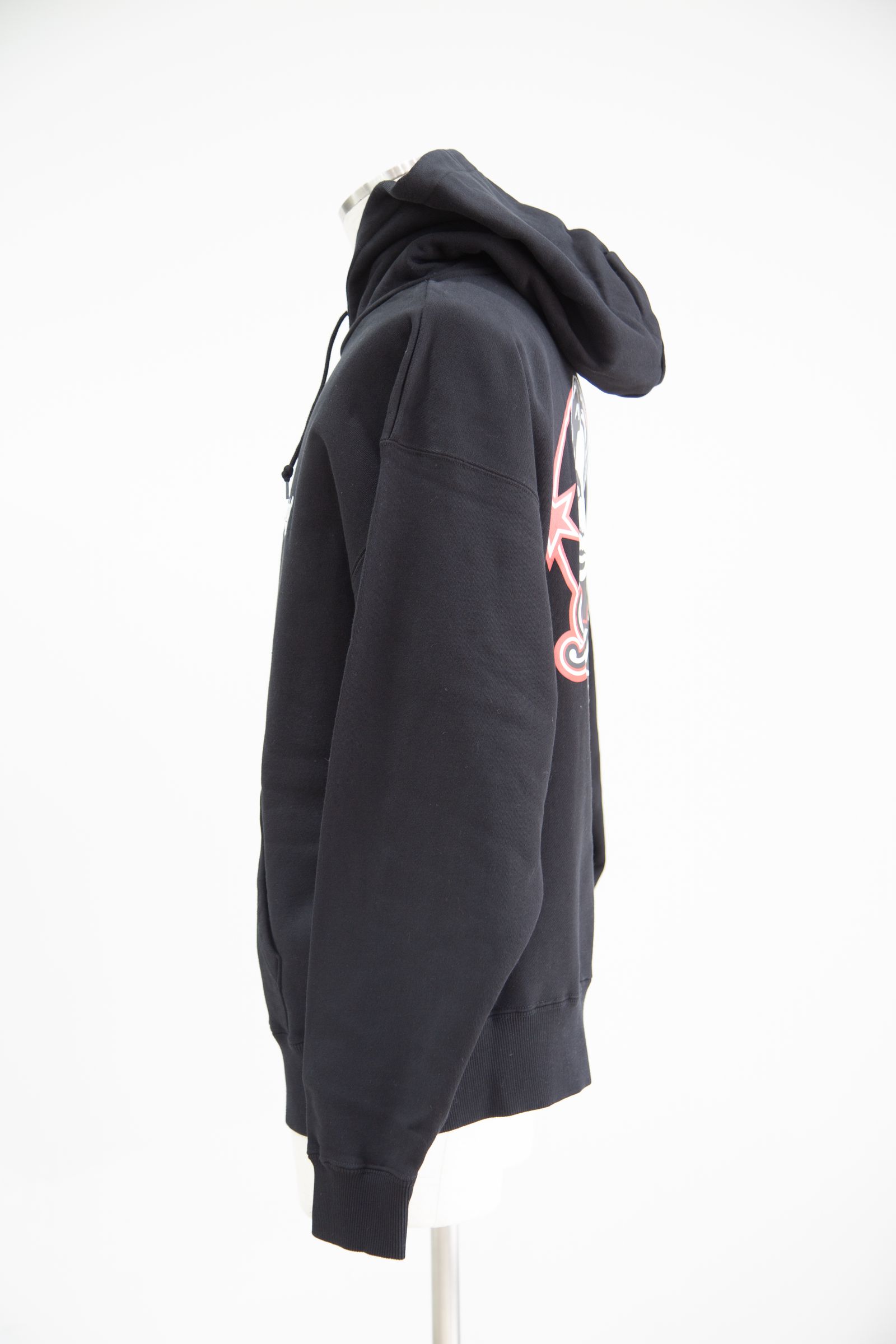 FACE AND STARS SWEAT HOODIE / ブラック