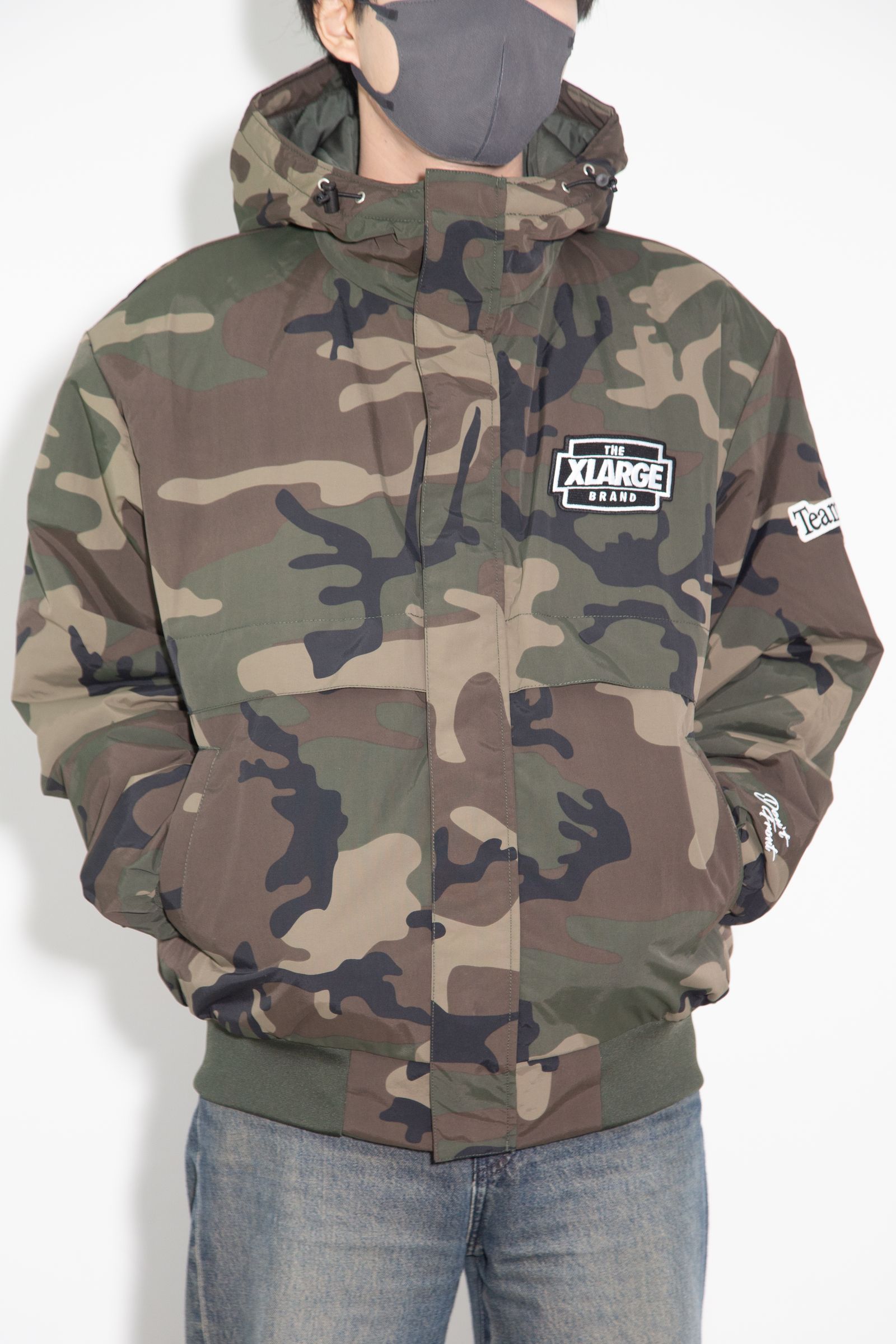 NYLON PUFFER JACKET / カモ