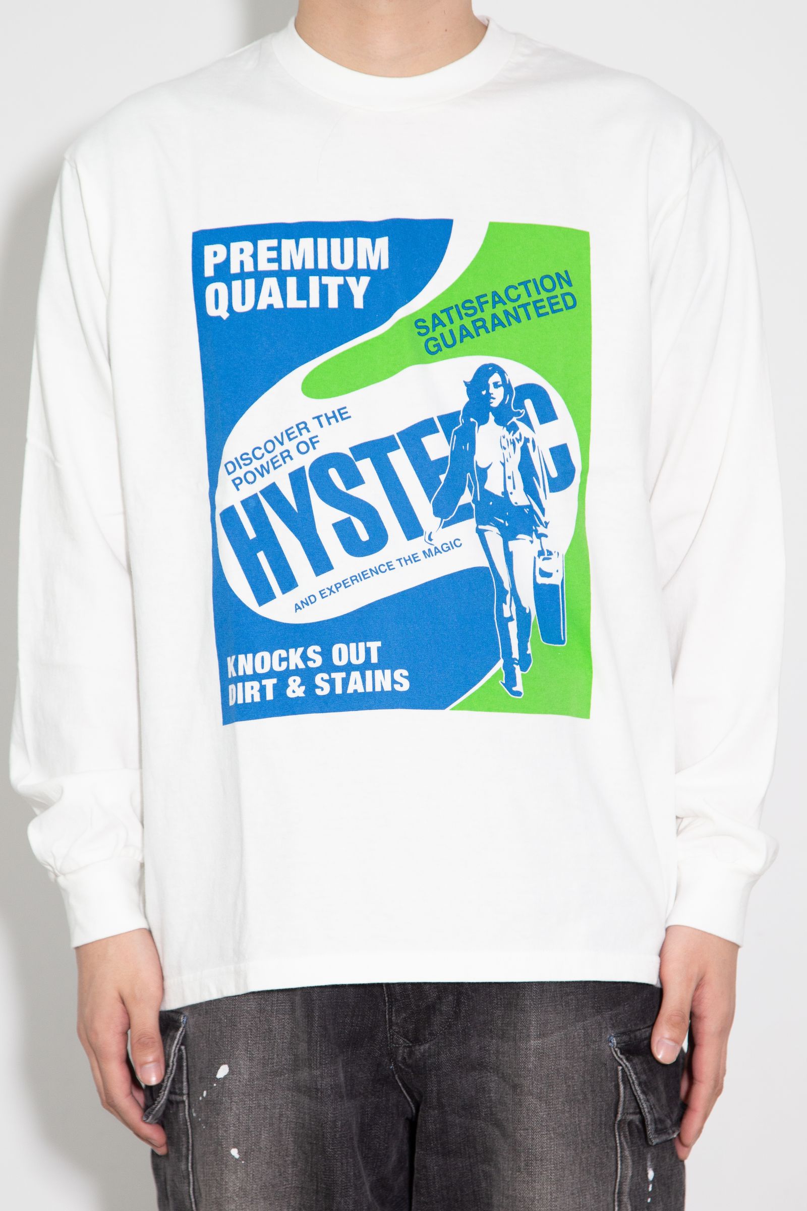 HYSTERIC DETERGENT Tシャツ / ホワイト