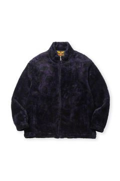 NYLON RIP FLEECE TRACK TYPE JACKET ＜SNAKE PATTERN＞ / パープル