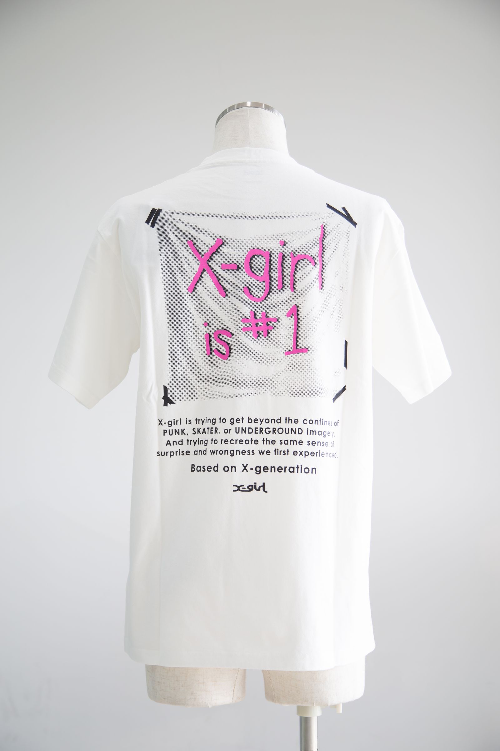 X-girl FLAG S/S TEE / ホワイト