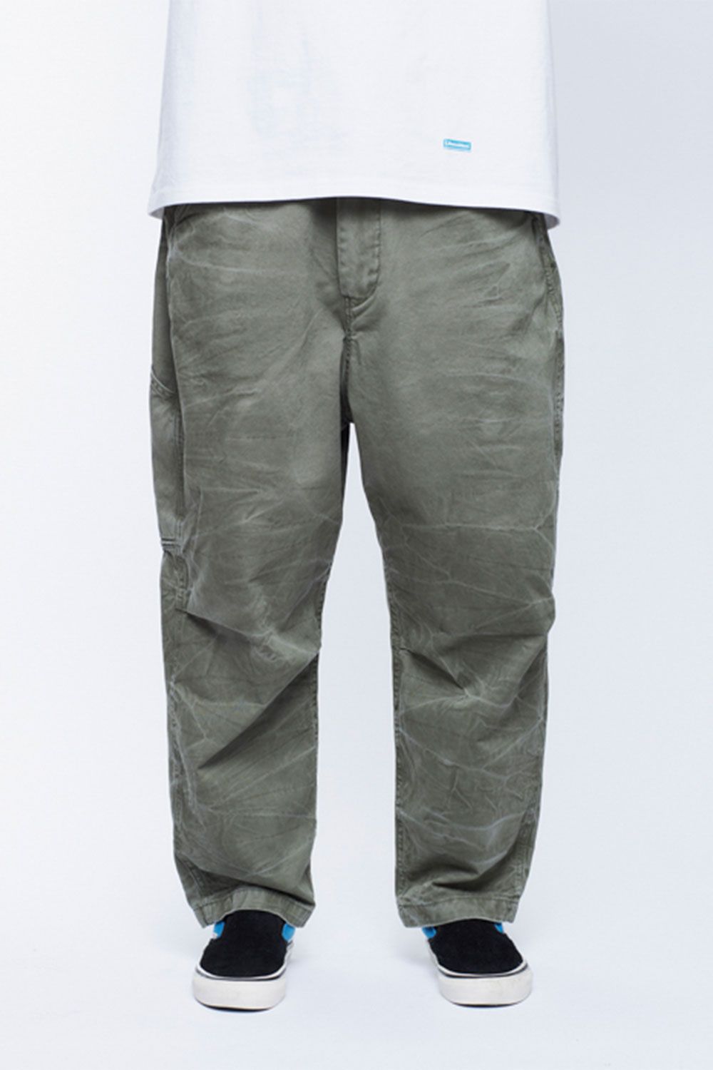 【人気継続商品】SARROUEL CHINO PAINTER PANTS / オリーブ